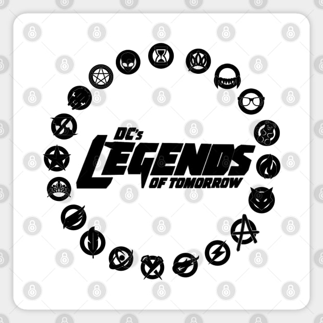 The Legends of Tomorrow Magnet by LottieMockett